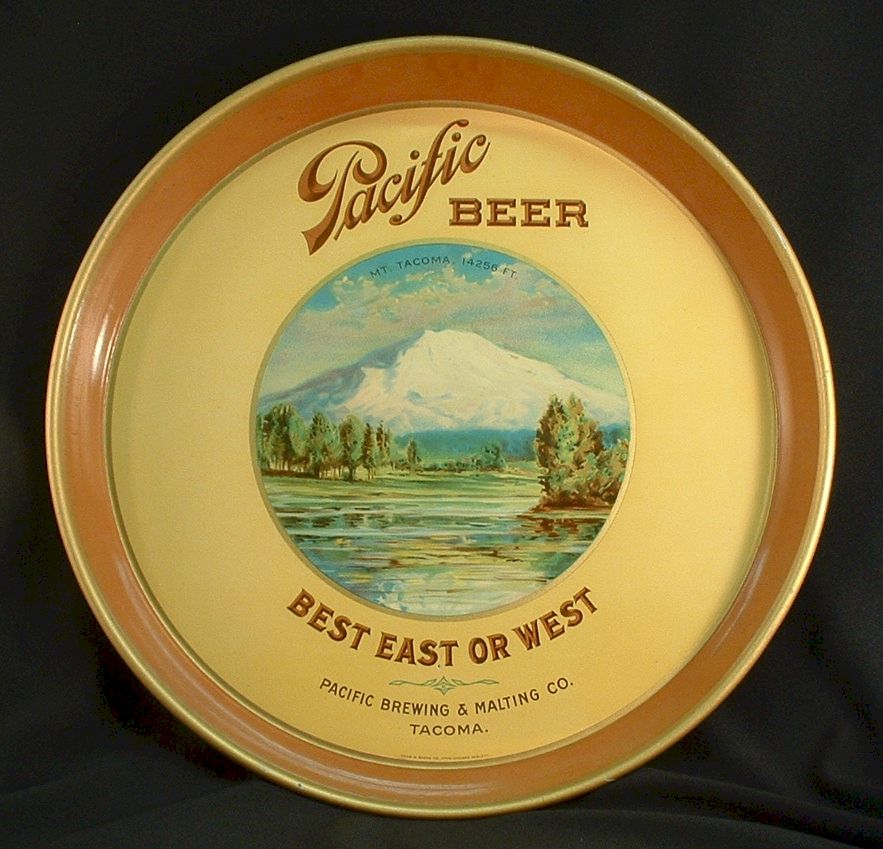 Vintage Beer Trays and Tip Trays For Sale